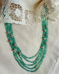 AJ-W08438 Light Green Beads