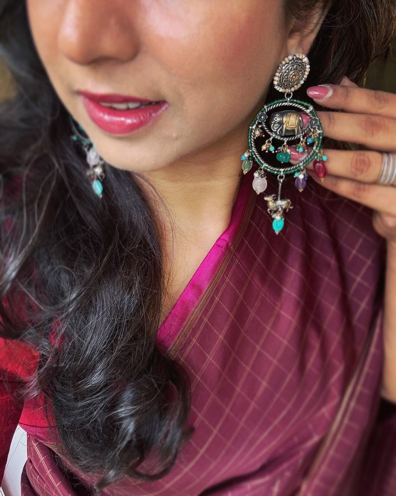 EE-W11417 Brown Pink Kanchi