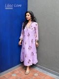 EE-X2545L Lilac Organza Dress