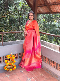 EE-Y09491 Pink Orange RIsing Kanchi