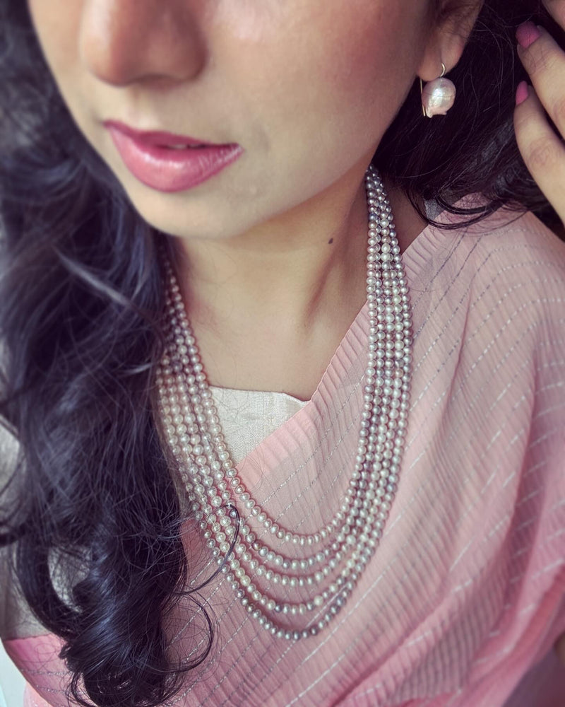 EE-W11606D Peach Crossover Sari