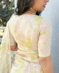 BL-W04263 Cream Organza Blouse