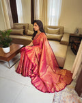 EE-W13295 Pink Tissue Ruffle