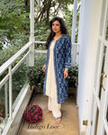 EE-X0809 Indigo Blue cotton Jacket