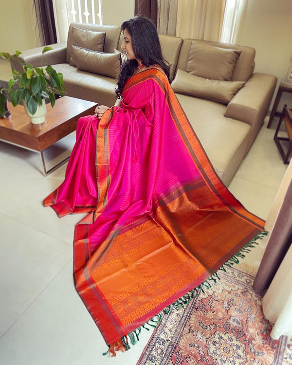 EE-W07054 Kanchi Thread Saree