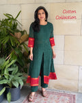 EE-X03745 Green Madurai Cotton Set