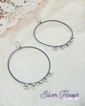 AS-W02081 Silver hoop Earring