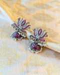 AS-Z04576 Silver Lotus Earring