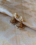 AS-Z04583 Silver Gold Earring