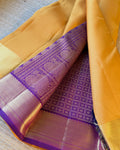 DP-Z04592 Yellow Partly Pallu Kanchi