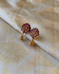 AS-Z04587 Silver Gold Earring