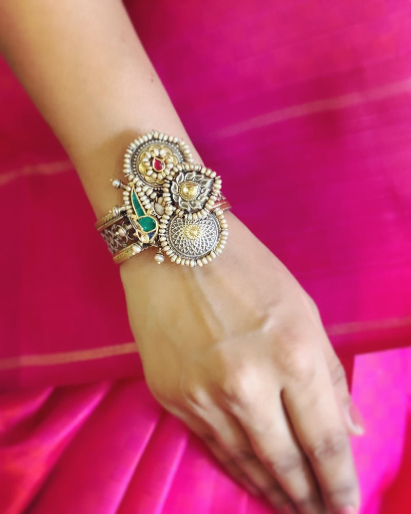 EE-W18554 Pink Payadi Kanchi