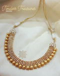 AS-W7231 Silver Gold Mala