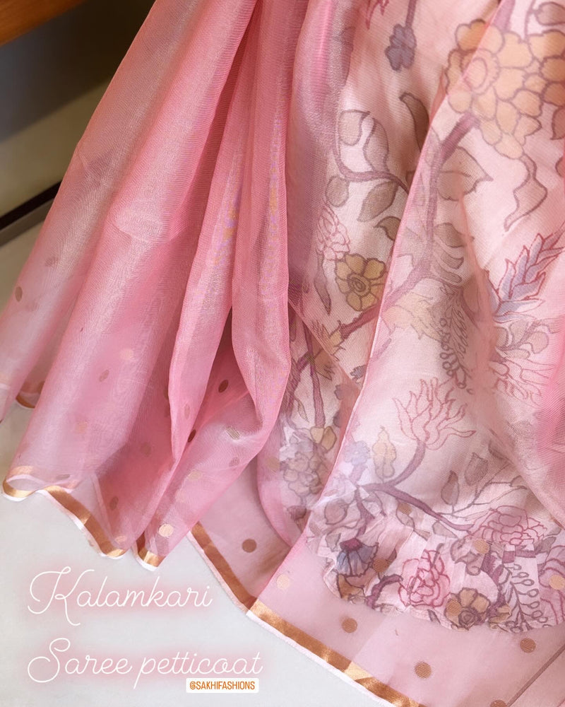 EE-W18951 Pink woven Sequin Saree