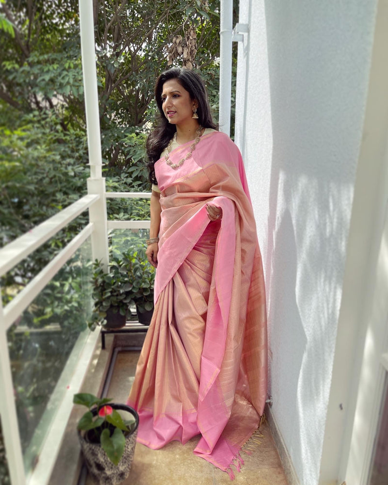 EE-W06072 Pink Tissue Kanchi