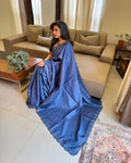 EE-W08528 Indigo Tussar Mirror