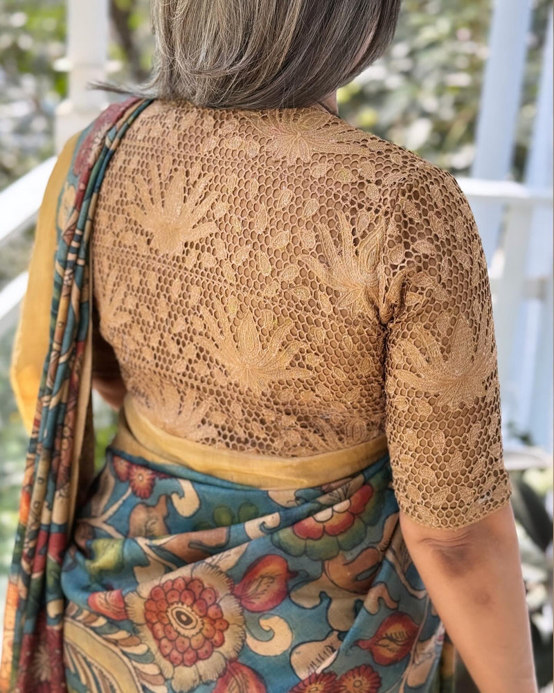 EE-W05054 Kalamkari Tussar