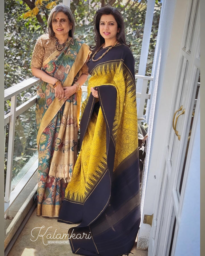 EE-W05054 Kalamkari Tussar