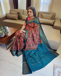 EE-W17053 Kalamkari Cotton Saree
