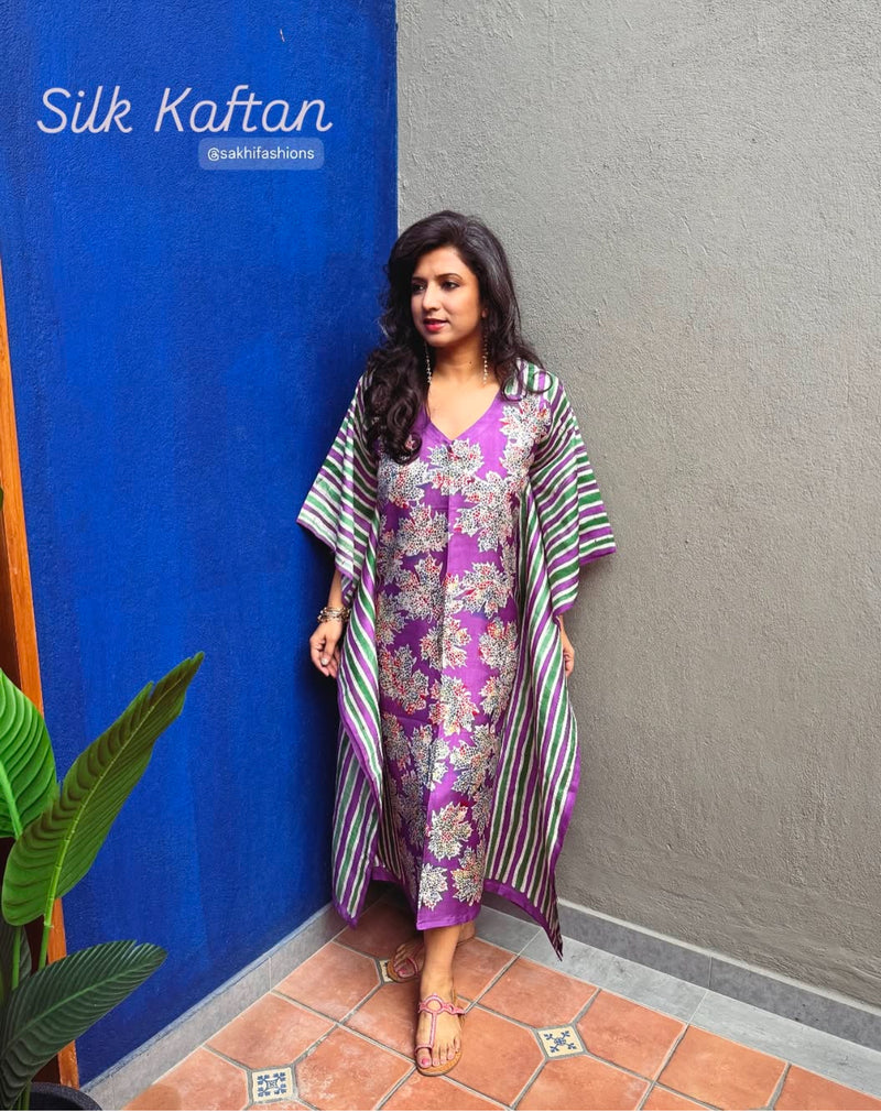 DP-X14063 Silk Batik Kaftan