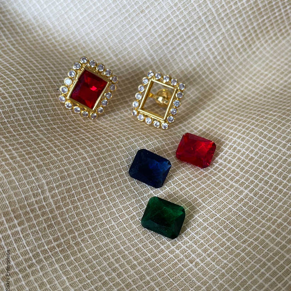 Buy Gold & Diamond Earrings Online | 743+ Earrings Designs - KuberBox.com