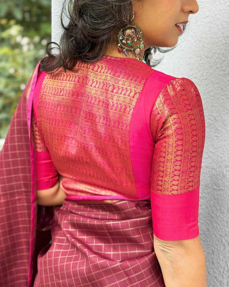 EE-W11417 Brown Pink Kanchi