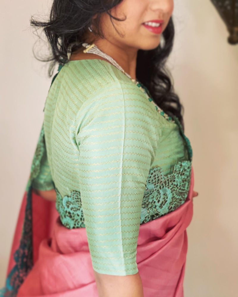 EE-W06511 Cutwork Kanchi Rose