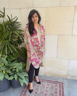 EE-W19057 Kalam Pink Black