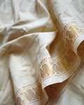 BL-W10635 Cream Madurai Cotton Blouse
