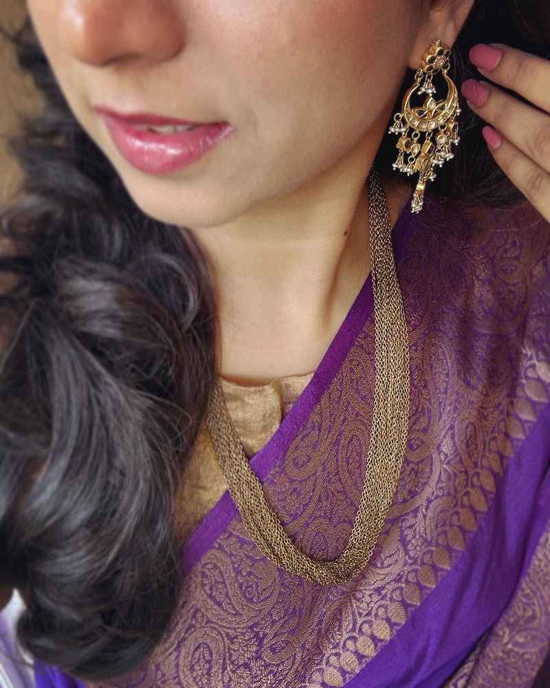 EE-V03952 Purple saree