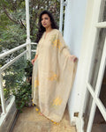 EE-W11678 Yellow Cream Salwar
