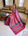 EE-W00783 Tussar silk Kutch Sari