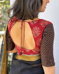 BL-W50344 Designer peacock Blouse