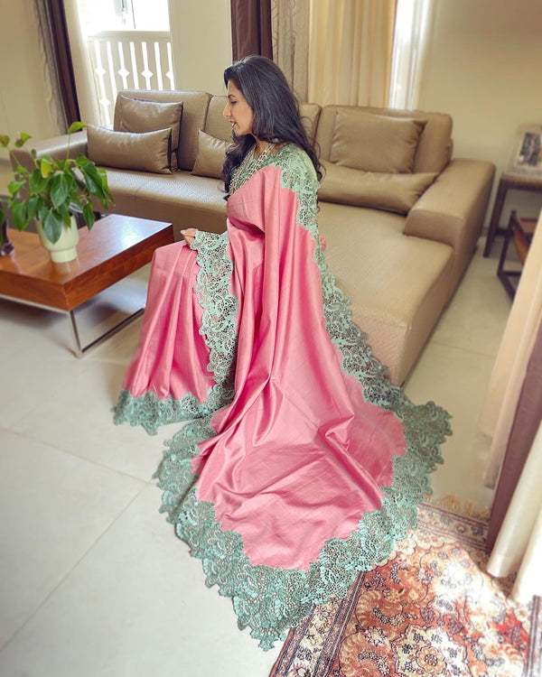 EE-W06511 Cutwork Kanchi Rose