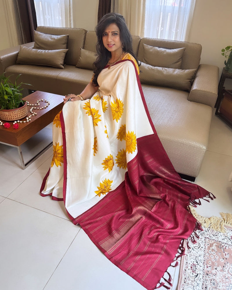 EE-X02116 Floral printed Kanchi