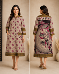 DP-Z04285 Kalamkari Shirt Dress