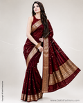 DP-Z02730 Maroon Kora Saree