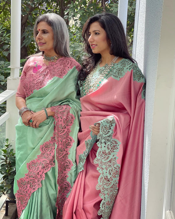 EE-W06511 Cutwork Kanchi Rose