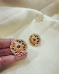 AS-W7233 Navrathan stud Earring