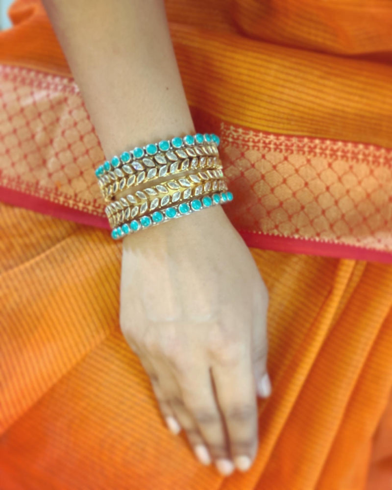EE-W08629 Orange Maheshwari Saree