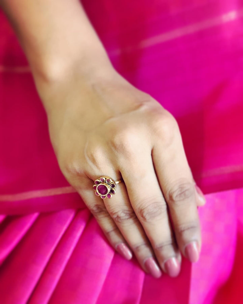 EE-W18554 Pink Payadi Kanchi