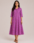 DP-Z02603 Purple Cotton Kurtha