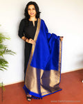 DP-Z03828 Blue Kanchi Dupatta
