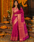 DP-Z04183 Pink Banarsi Saree