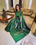 EE-X07530 Green Kanchi Silk
