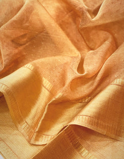 DP-W01769 Gold Tissue Saree
