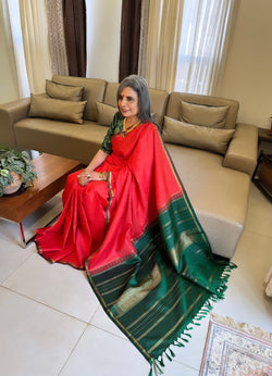 EE-W16470 Orange Payadi Kanchi