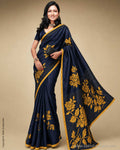 EE-T43528 Batik Cutwork saree