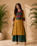 EE-X17826 Tussar Salwar Top