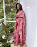 EE-W04072 Pink floral Handpainted